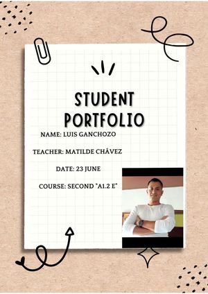 Portafolio Luis Ganchozo