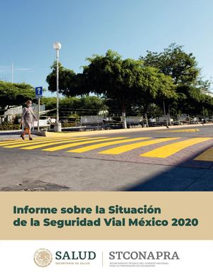 Informe sobre la situación de la seguridad vial en Máxico 2020 Autorizado
