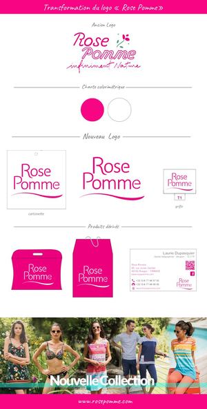 Création logo Rose Pomme