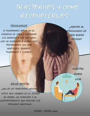 Revista Trastornos Y Como Reconocerlos Grupo 2 Entrega Final