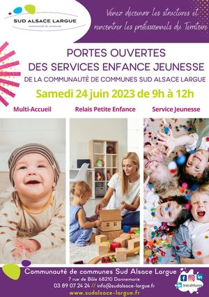 Portes Ouvertes structures Enfance Jeunesse Sud Alsace Largue 2023