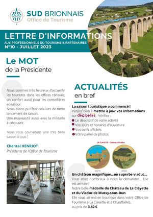 Lettre D'infos Juillet 2023