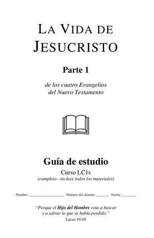 A Vida De Jesus Cristo