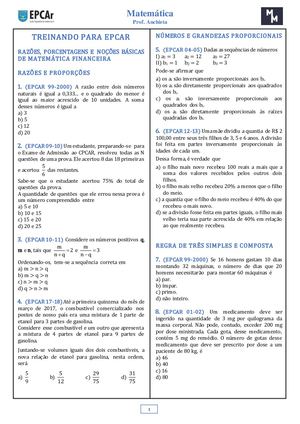 Lista 04 - Matematica - EPCAR - Aritmetica 4