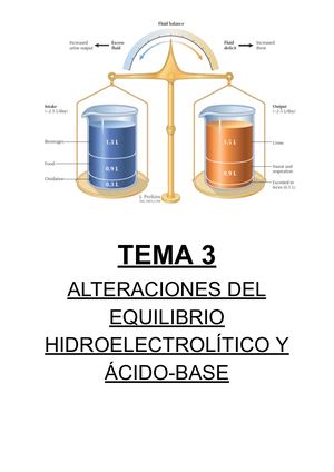 Tema 3 Equilibrio Hidroelectrolítico Y ÁCido Base