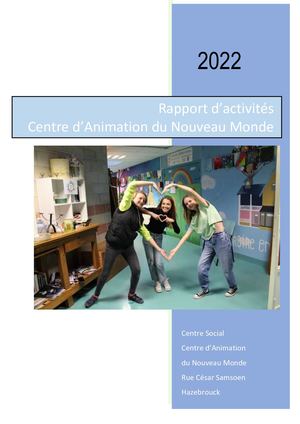 Bilan d'activités 2022 CANM