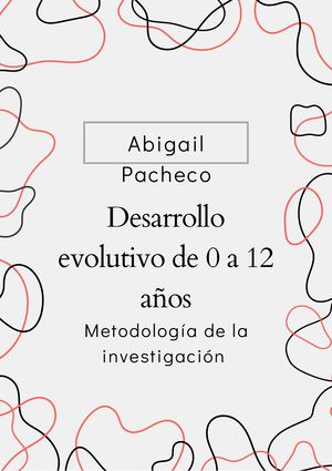 Desarrollo Evolutivo De 0 A 12 Años