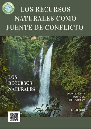 Los recursos naturales como fuente de conflicto