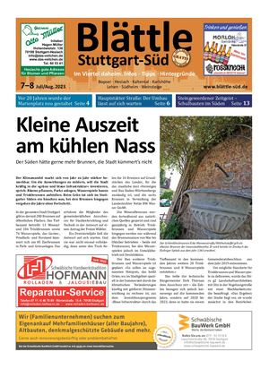 Blättle Stuttgart-Süd 7–8/2023