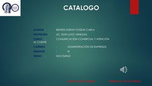 Benites Catalogo Noche