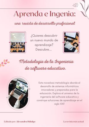 Revista: Metodología del Software Educativo (ISE)