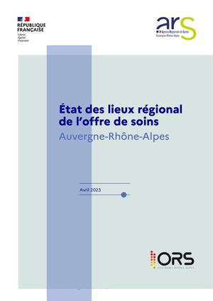 Etat des lieux de l'offre de soins