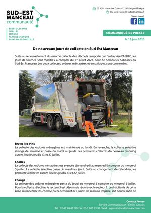 2023 06 19 Modification Collectes