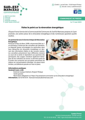 2023 05 17 Renovation Energetique