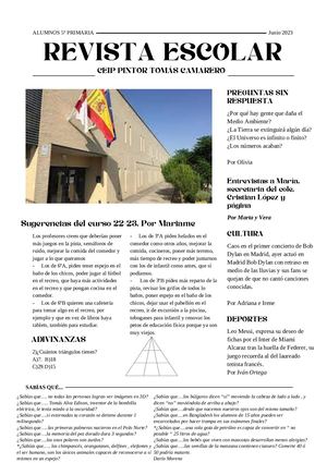 Revista Ceip Tomás Camarero