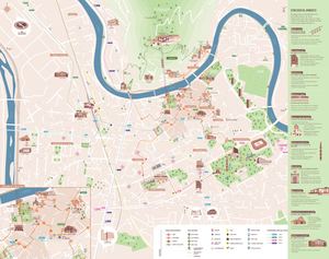 tourismus-karte Grenoble Alpes Zentrum