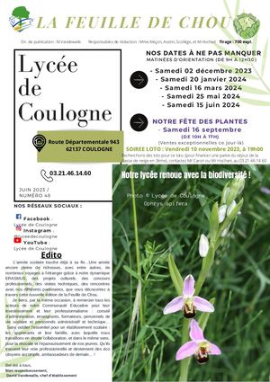 Feuille De Chou 48 Juin 2023