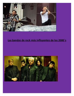 Las Bandas De Rock Más Influyentes De Los 2000´s Isaias Govea 11°N