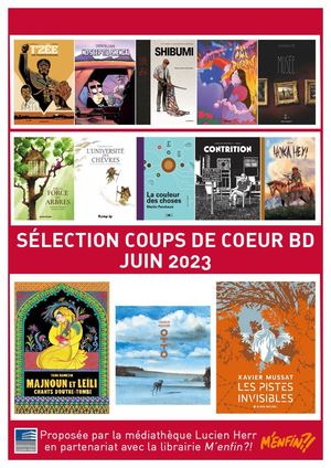 Sélection "coups de cœur BD" - Juillet 2023