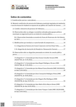 La normativa de terrazas en Ourense