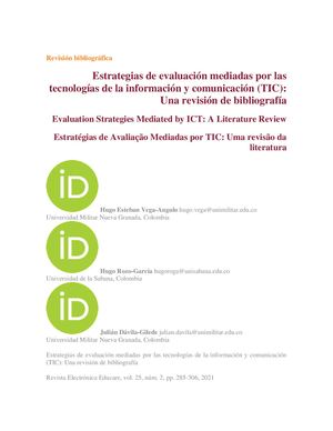 Revisión Bibliográfica Docx Didactica Estrategias De Enseñanza Con Tic