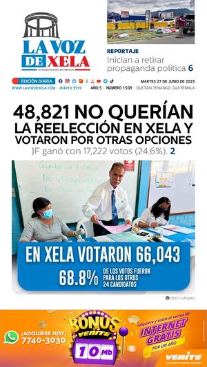 EDICIÓN DIGITAL #1509 del diario LA VOZ DE XELA