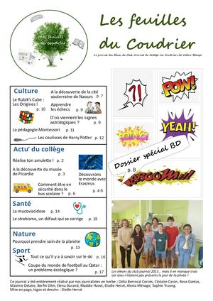 Les Feuilles du Coudrier - Juin 2023