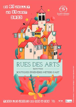 Dépliant Rues des Arts 2023