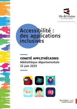 Sélection Applications Accessibilité