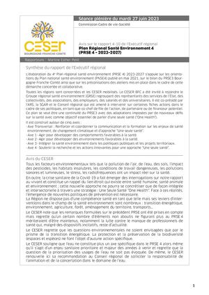 Plan Régional Santé Environnement 4  (PRSE 4 - 2023-2027)