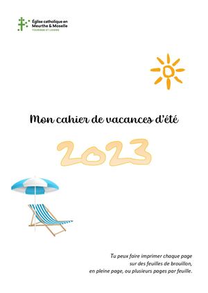 Cahier De Vacances - PRTL