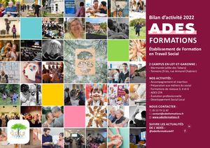 Bilan d'activité Ades 2022
