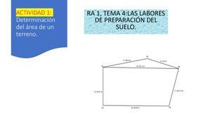 Act 1 Determinación Del áRea De Un Terreno