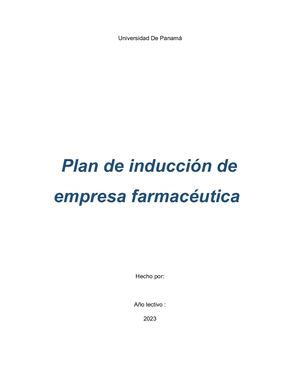 Plan De Inducción