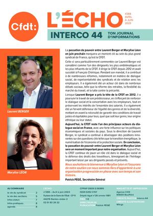 Cfdt Interco L'ECHO  288