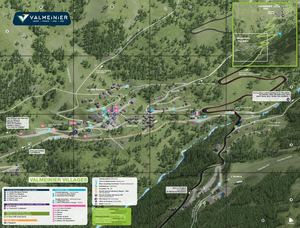 Valmeinier Plan Villages 1500 Eté 2023