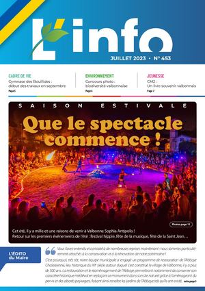 Info 453 - Juillet 2023