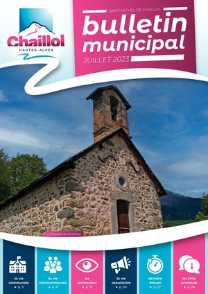 Chaillol > Bulletin Municipal - Juillet 2023