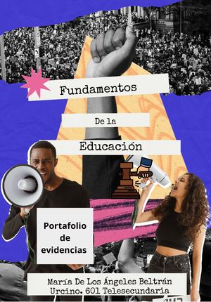 Portafolio De Evidencias Fundamentos De La Educación