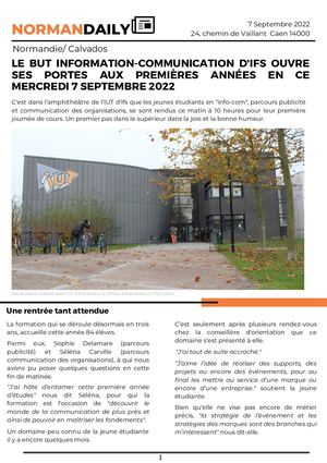 Article De Presse De Séléna Carville