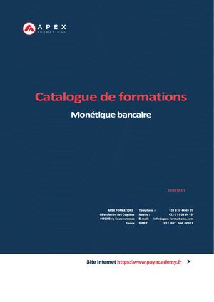 Formation en Monétique Bancaire