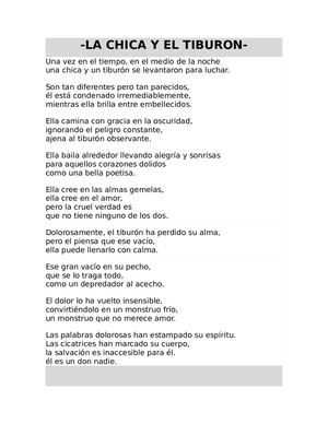 La Chica Y El Tiburon