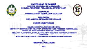 Portafolio digital de Comunicación y Tecnología