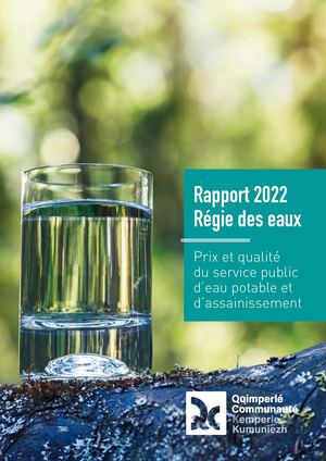 Quimperle Communaute Rapport 2022 Régie des eaux