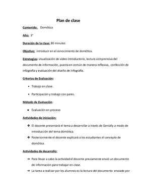 Plan De Clase Componentes