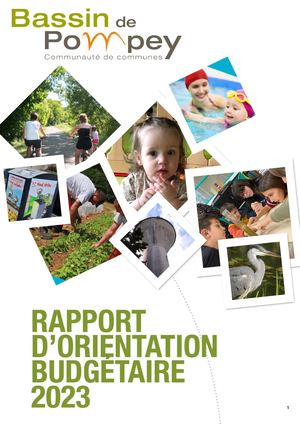Rapport d'orientation budgétaire 2023