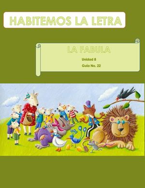 1 Cartilla La Fabula