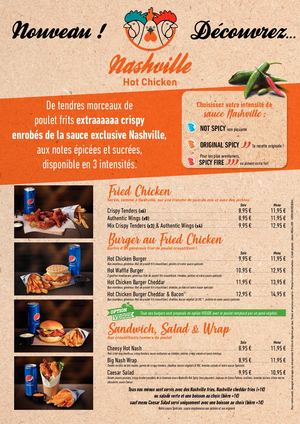Nashville St Etienne Menu A4