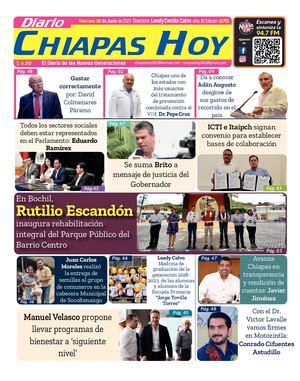 Chiapas Hoy 30 Junio