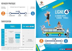 Dépliant Ligne 4 (horaires estivaux)